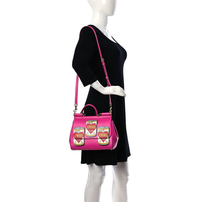 Dolce & Gabbana Dauphine Amore Soup Can Print Medium Miss Sicily Satchel Multicolor 2 of 9