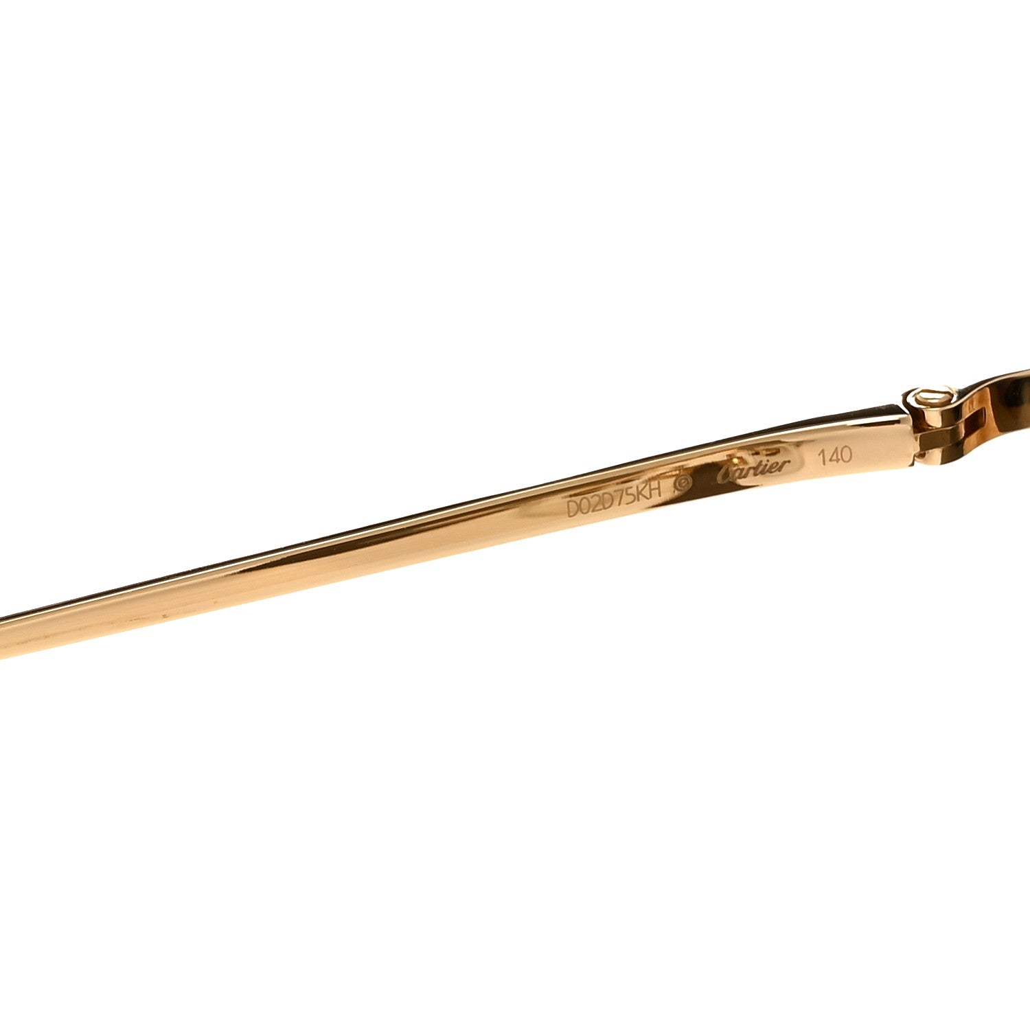 Cartier Panthere De Cartier Cat Eye Sunglasses Gold 5 of 7