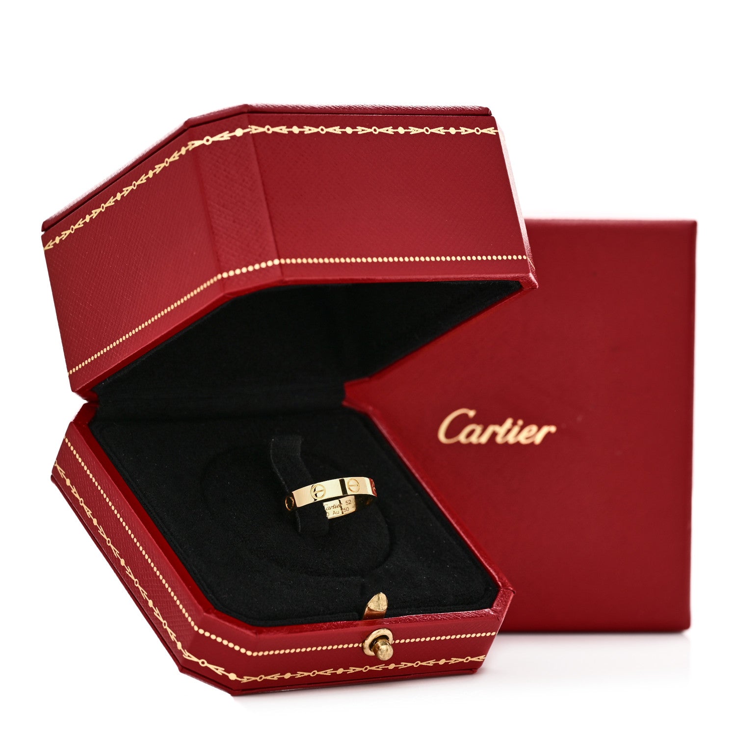 Cartier 18K Yellow Gold 3.5mm LOVE Wedding Band Ring 52 6 5 of 5