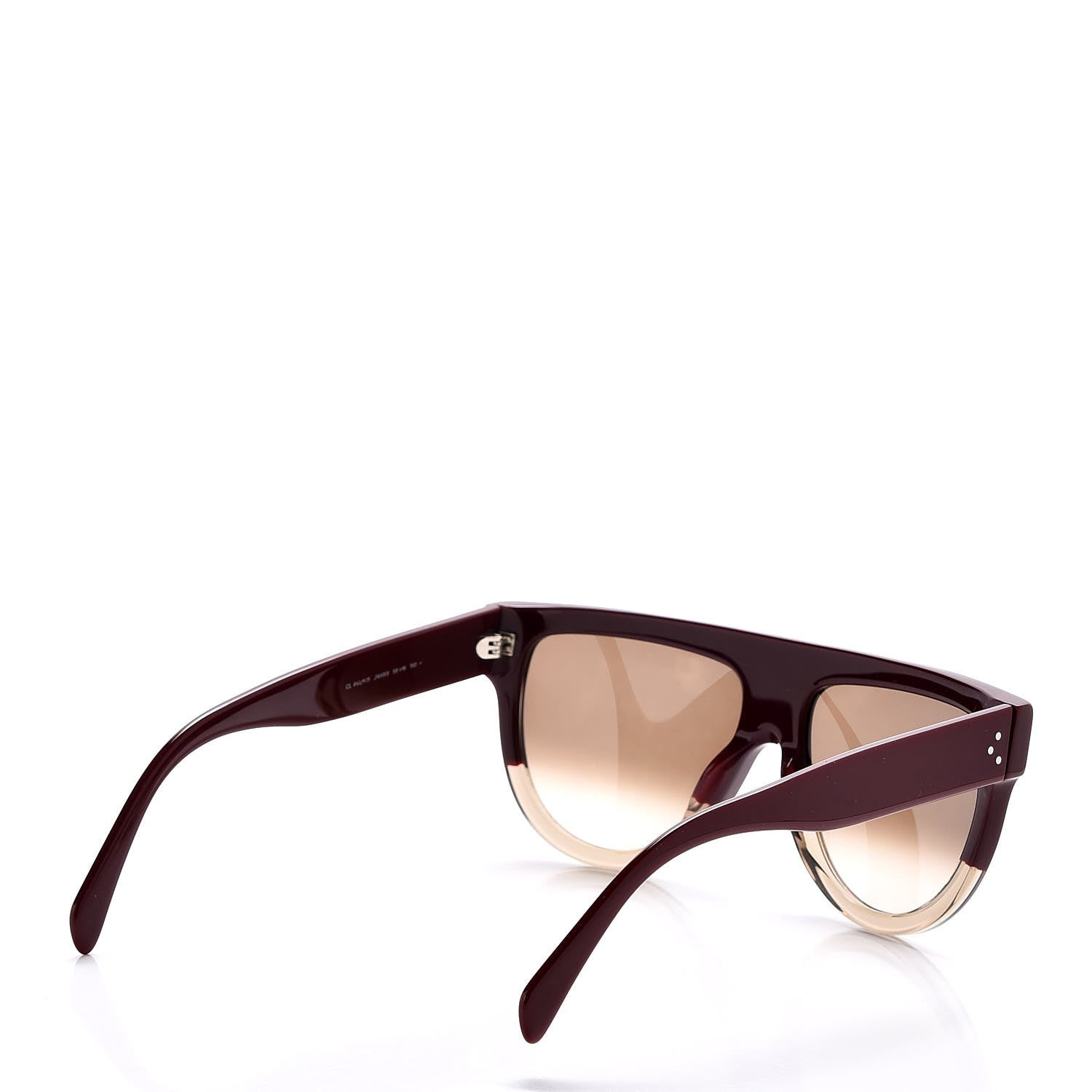 Celine Shadow Sunglasses CL 41026/S Burgundy 3 of 7
