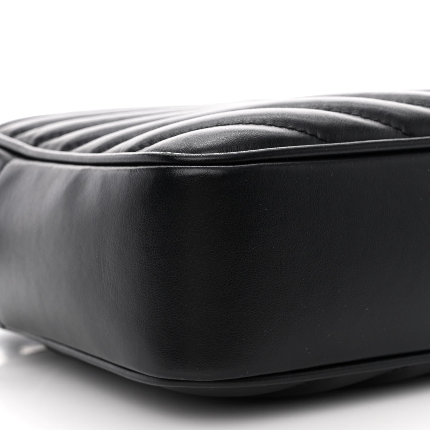 Saint Laurent Calfskin Matelasse Monogram Lou Camera Bag Black 9 of 11
