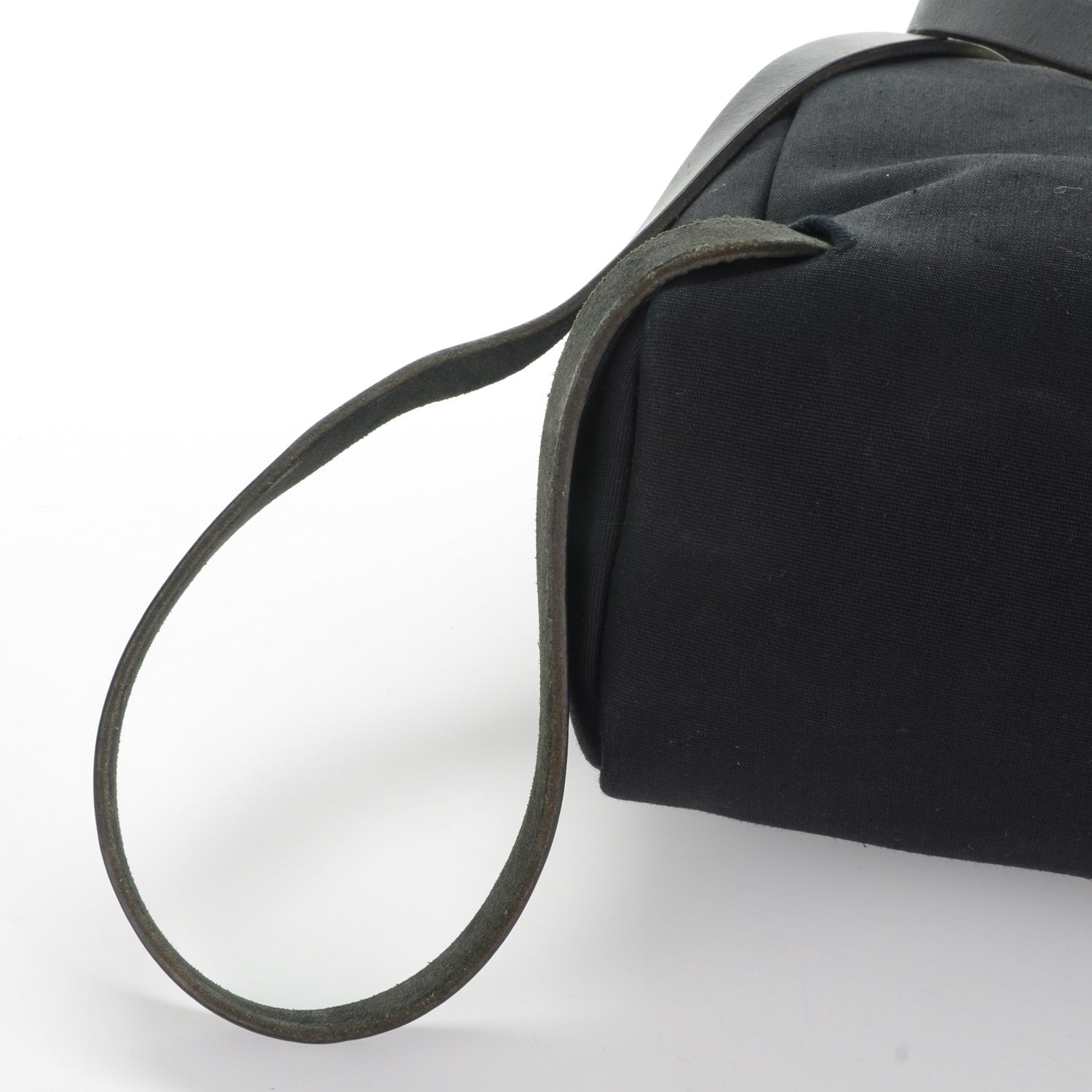 Hermes Toile Vache Calfskin Herbag 30 PM Backpack Black 7 of 10