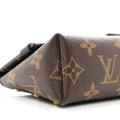 Louis Vuitton Monogram Triangle Chain Wallet Black 8 of 10