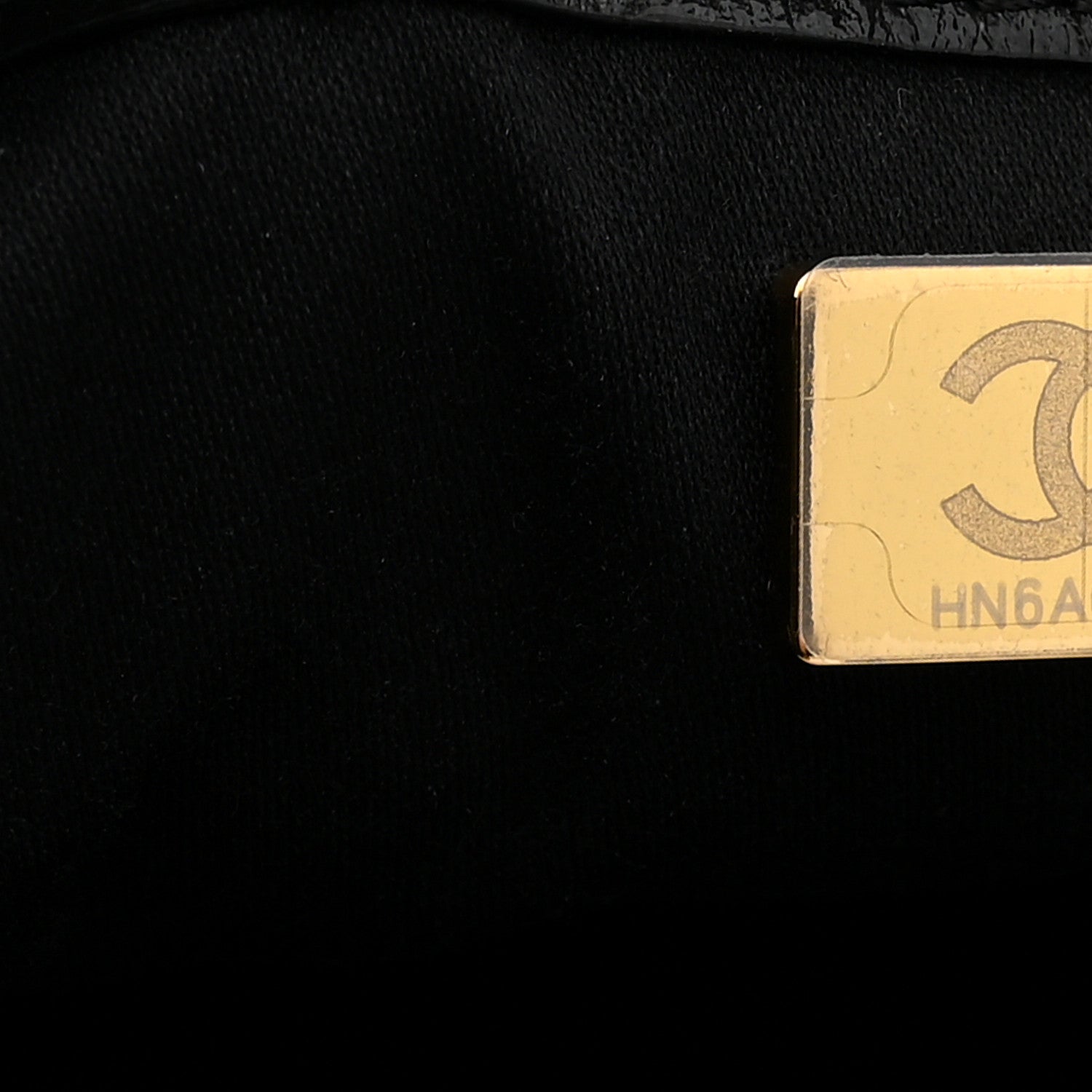Chanel Shiny Crumpled Calfskin Quilted Small Chanel 25 Handbag Black 7 of 11