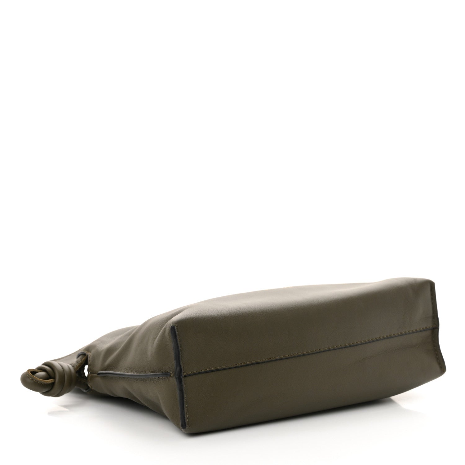 Loewe Calfskin Mini Flamenco Knot Clutch Vintage Khaki 3 of 11