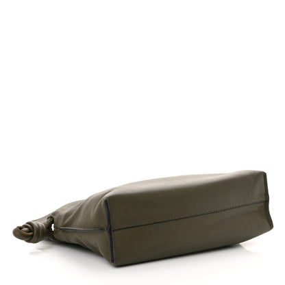 Loewe Calfskin Mini Flamenco Knot Clutch Vintage Khaki 3 of 11