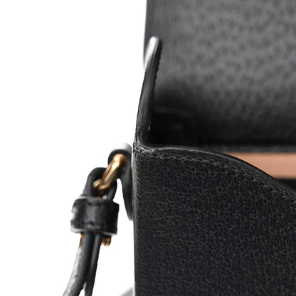 Gucci Dollar Calfskin Vertical Horsebit 1955 Crossbody Bag Black 11 of 12