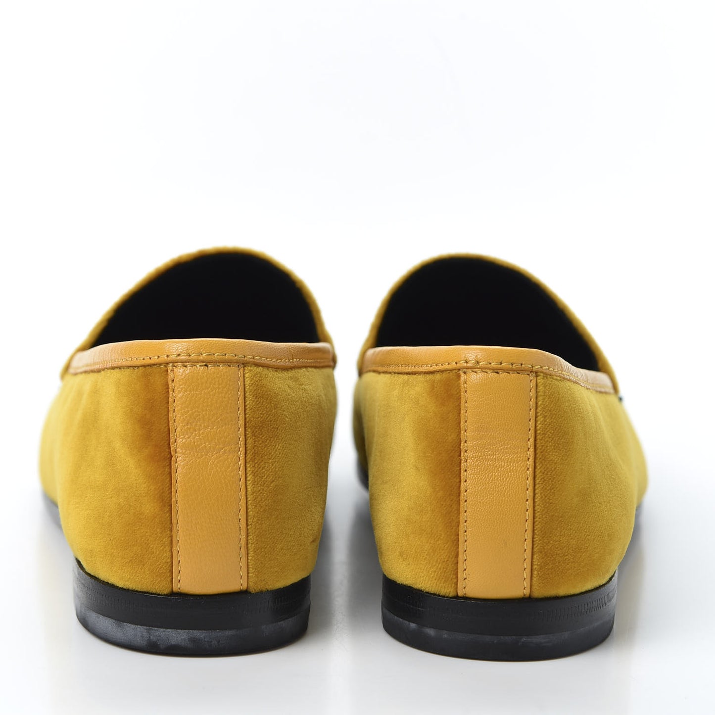 Softy Velvet Malaga Kid Deer Embroidered Jordaan Loafers 36 Senape Crop