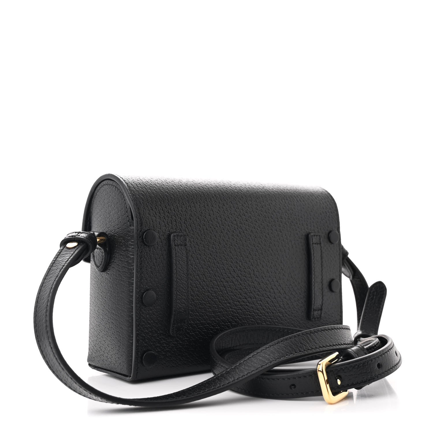 Gucci Calfskin Horsebit 1955 Shoulder Bag Black 3 of 11