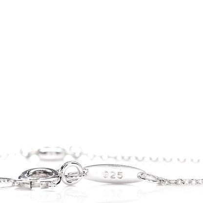 Tiffany Sterling Silver Diamond .05ct Elsa Peretti Diamonds by the Yard Bracelet 8 of 8