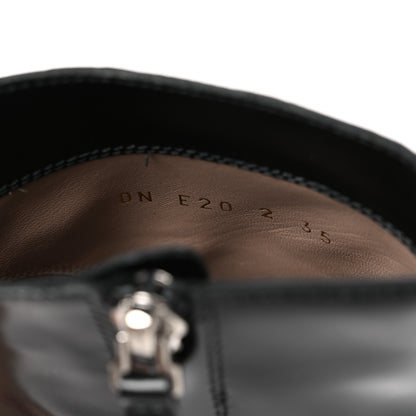 Valentino Garavani Calfskin Bow Ankle Boots 35 Black 8 of 10