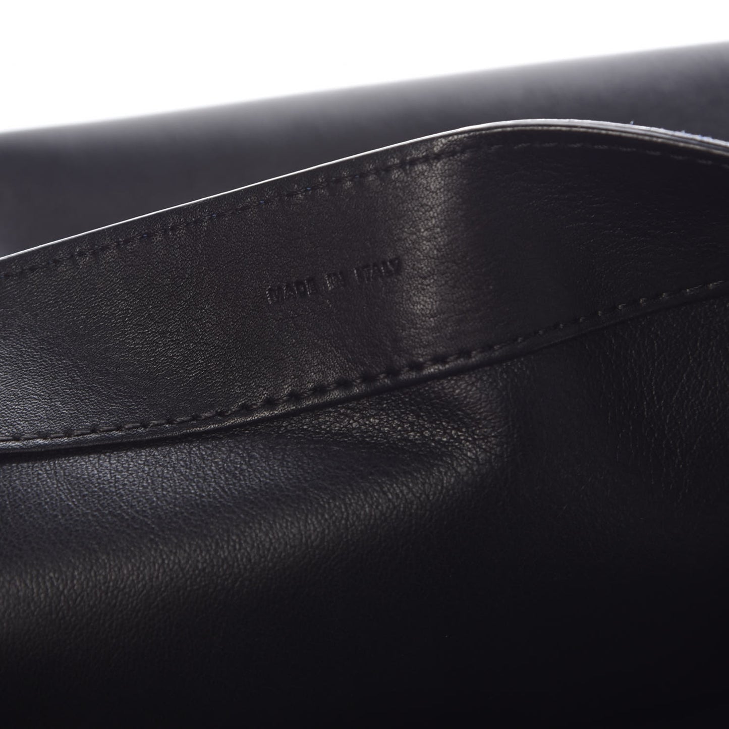 Suede Calfskin PS Courier Royal Blue Black