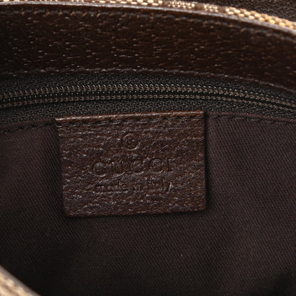 Gucci Monogram Waist Pouch Bag Dark Brown 6 of 9