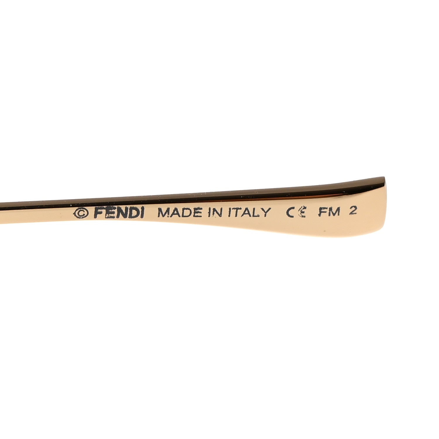 Fendi Metal Dots Square Sunglasses FF 0259/S Gold 6 of 8
