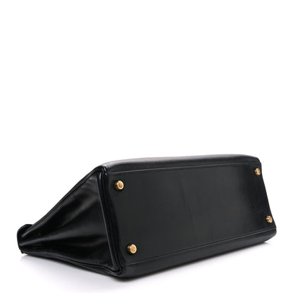 Hermes Box Kelly Retourne 32 Black 4 of 11