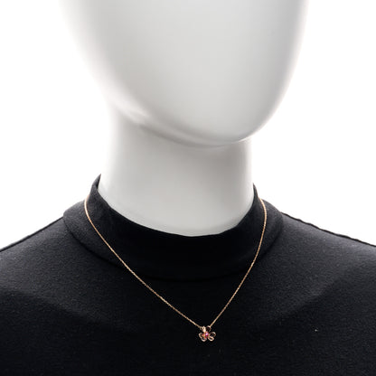 Van Cleef & Arpels 18K Rose Gold Ruby Mini Frivole Pendant Necklace 2 of 5