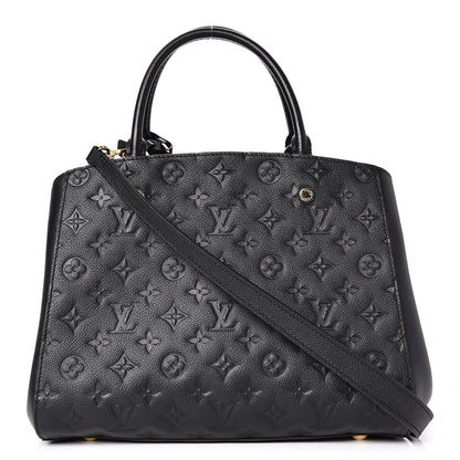 Louis Vuitton Empreinte Montaigne MM Black 1 of 7