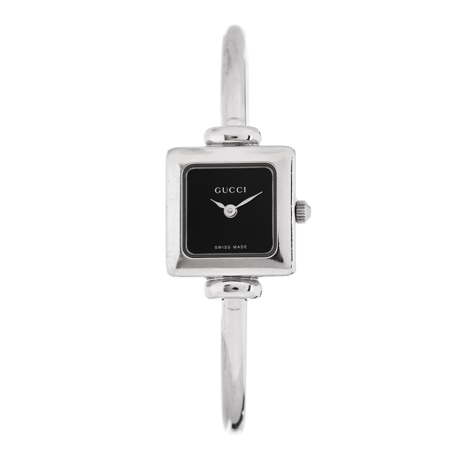 Gucci Stainless Steel 19mm 1900L Quartz Watch Black 1 of 4