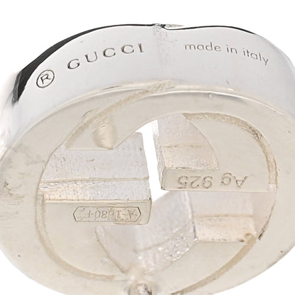 Gucci Sterling Silver Interlocking GG Stud Earrings 4 of 5