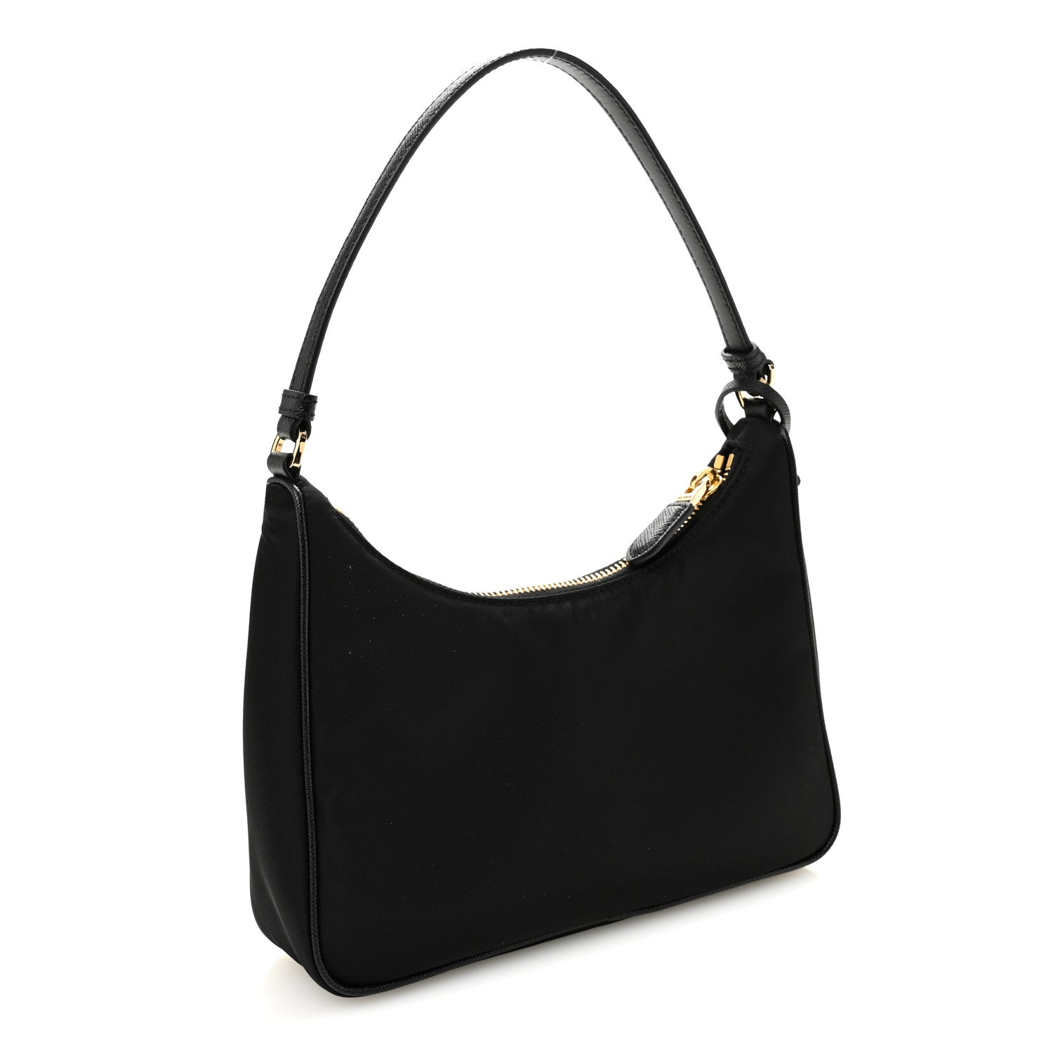 Prada Tessuto Nylon Saffiano Mini Re-Edition 2005 Bag Black 3 of 9