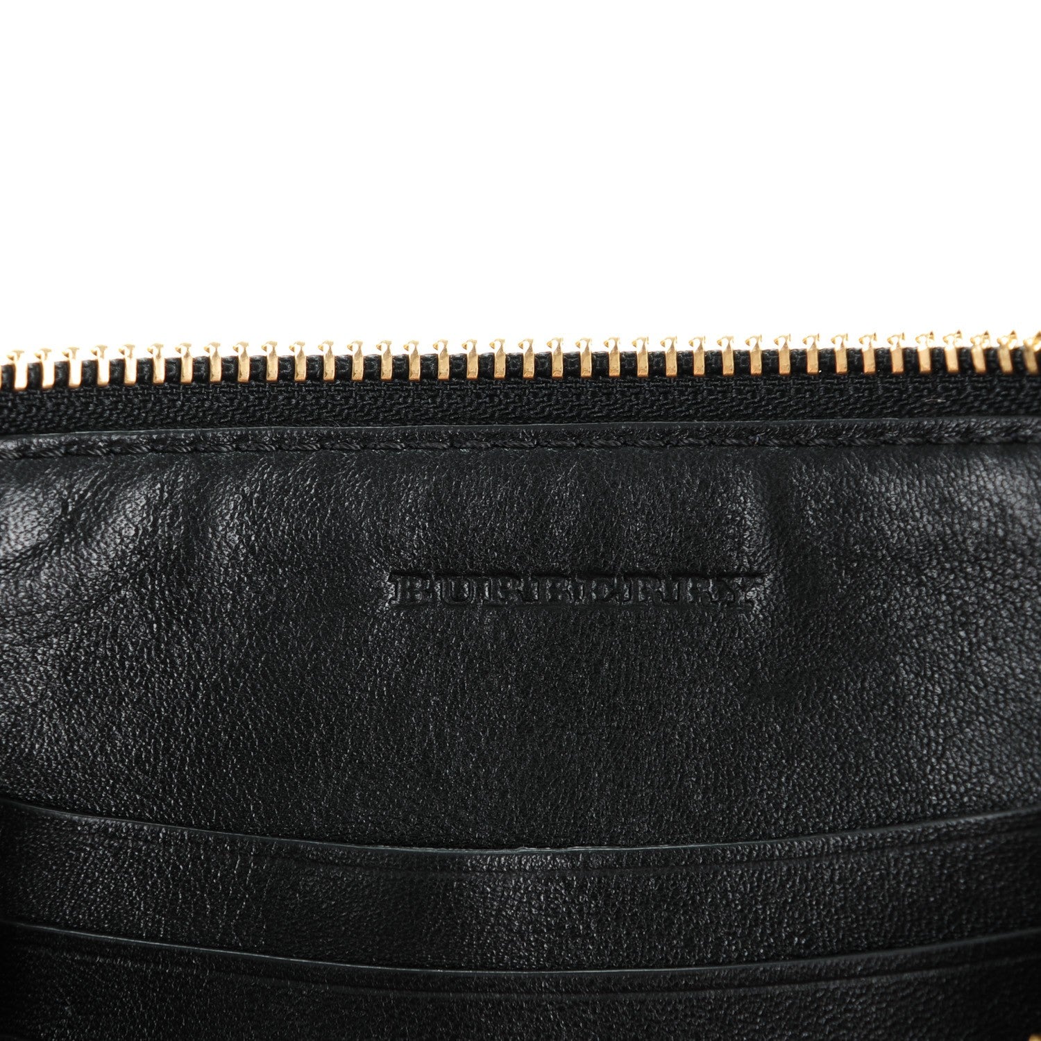 Burberry House Check Sequin Peyton Crossbody Clutch Bag Gold Black 6 of 8
