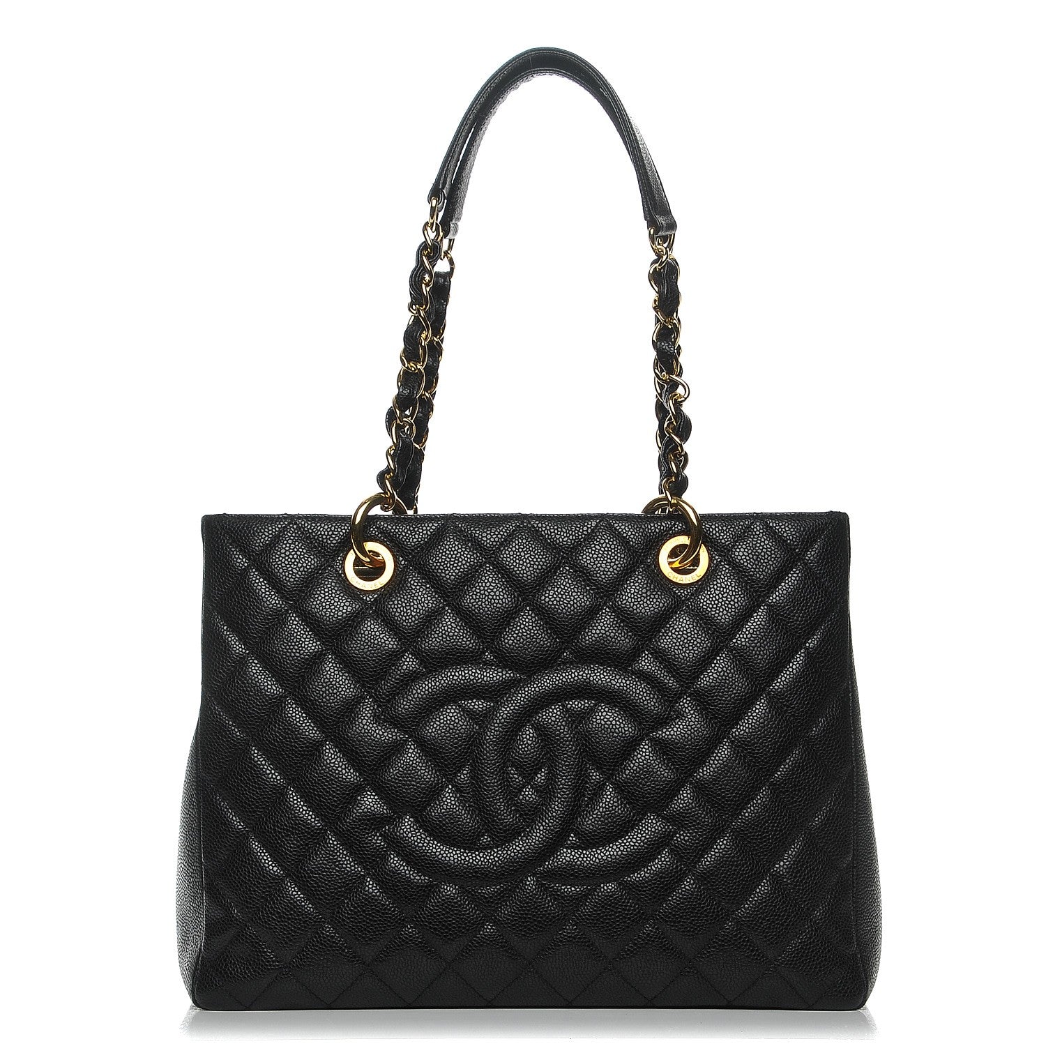 Chanel Caviar Quilted Grand Shopping Tote GST Black 1 of 7