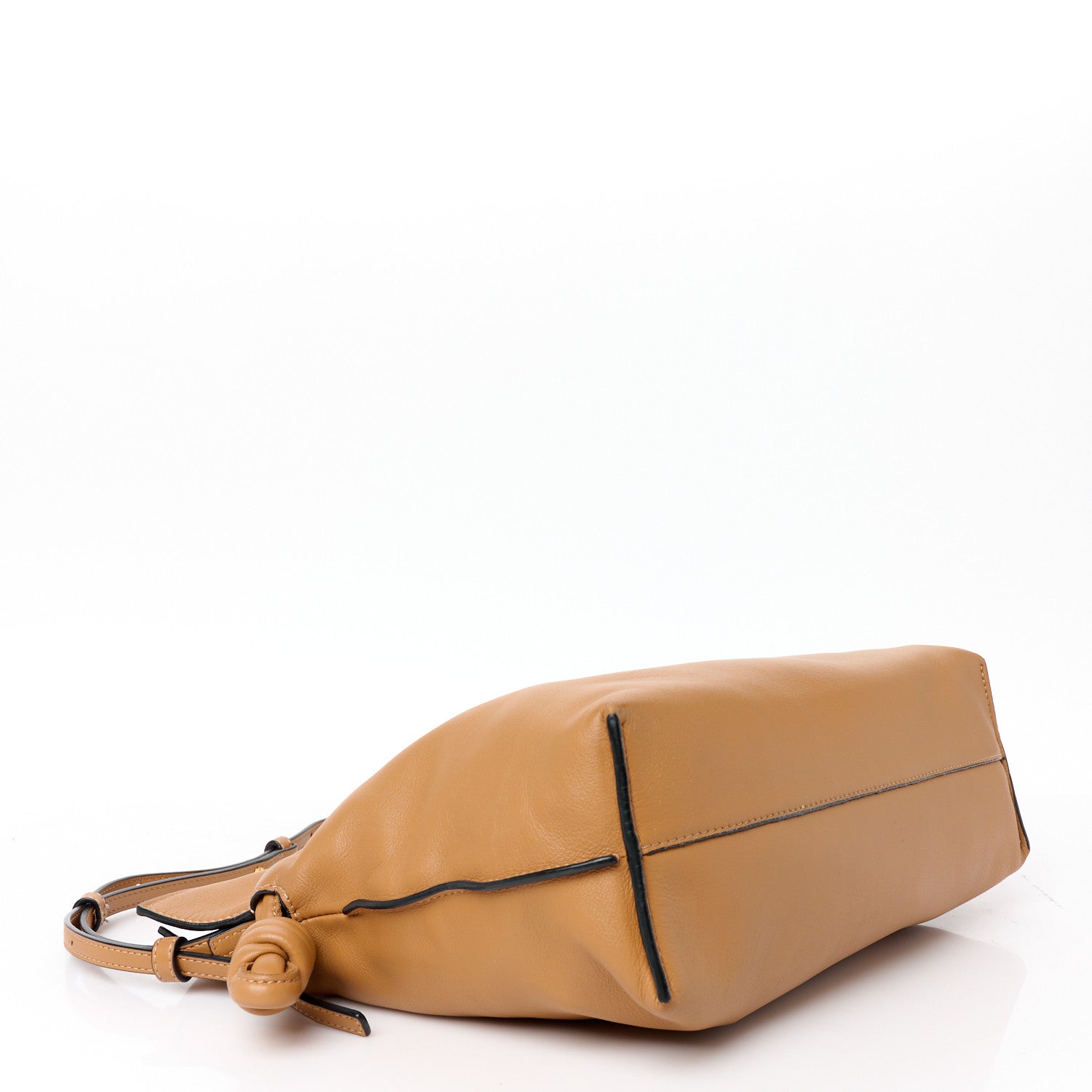 Loewe Calfskin Flamenco Knot Clutch Warm Desert 4 of 10