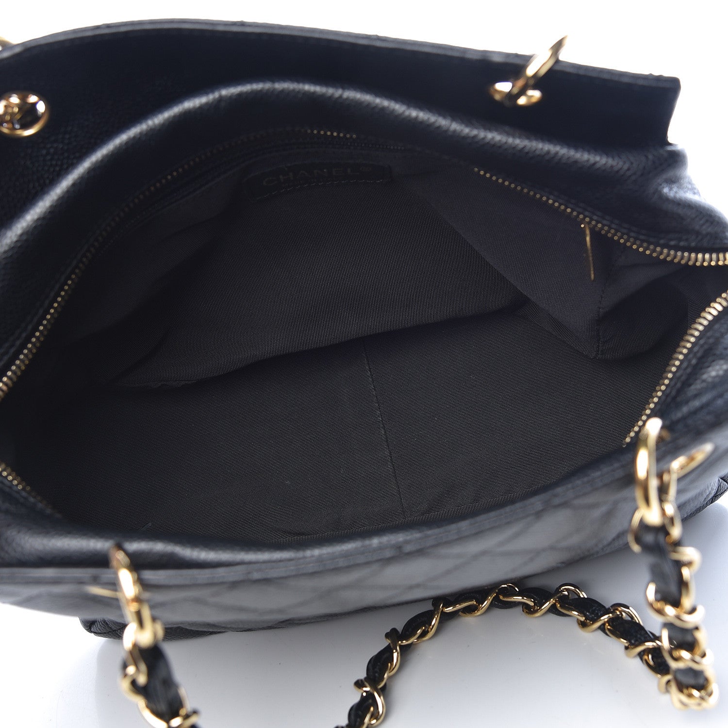 Chanel Caviar Quilted Petit Timeless Tote PTT Black 5 of 13