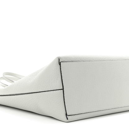 Valentino Garavani Grained Calfskin Rockstud Shoulder Tote Pastel Grey 8 of 9
