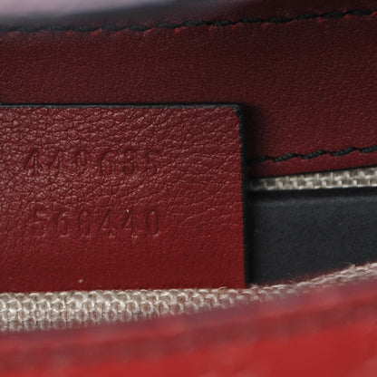 Gucci Microguccissima Medium Emily Chain Shoulder Bag Red 7 of 7