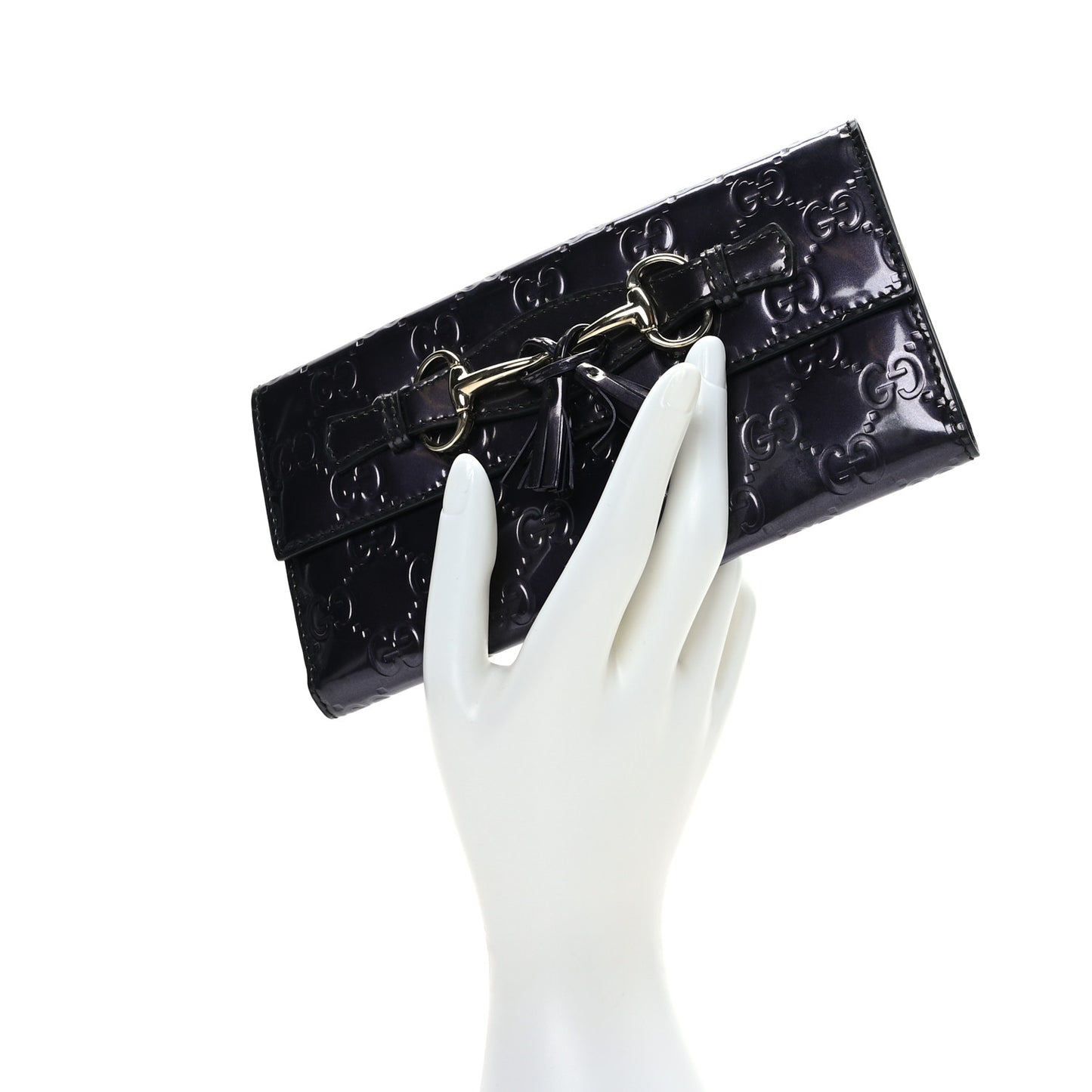 Shine Guccissima Emily Continental Wallet Melanzana