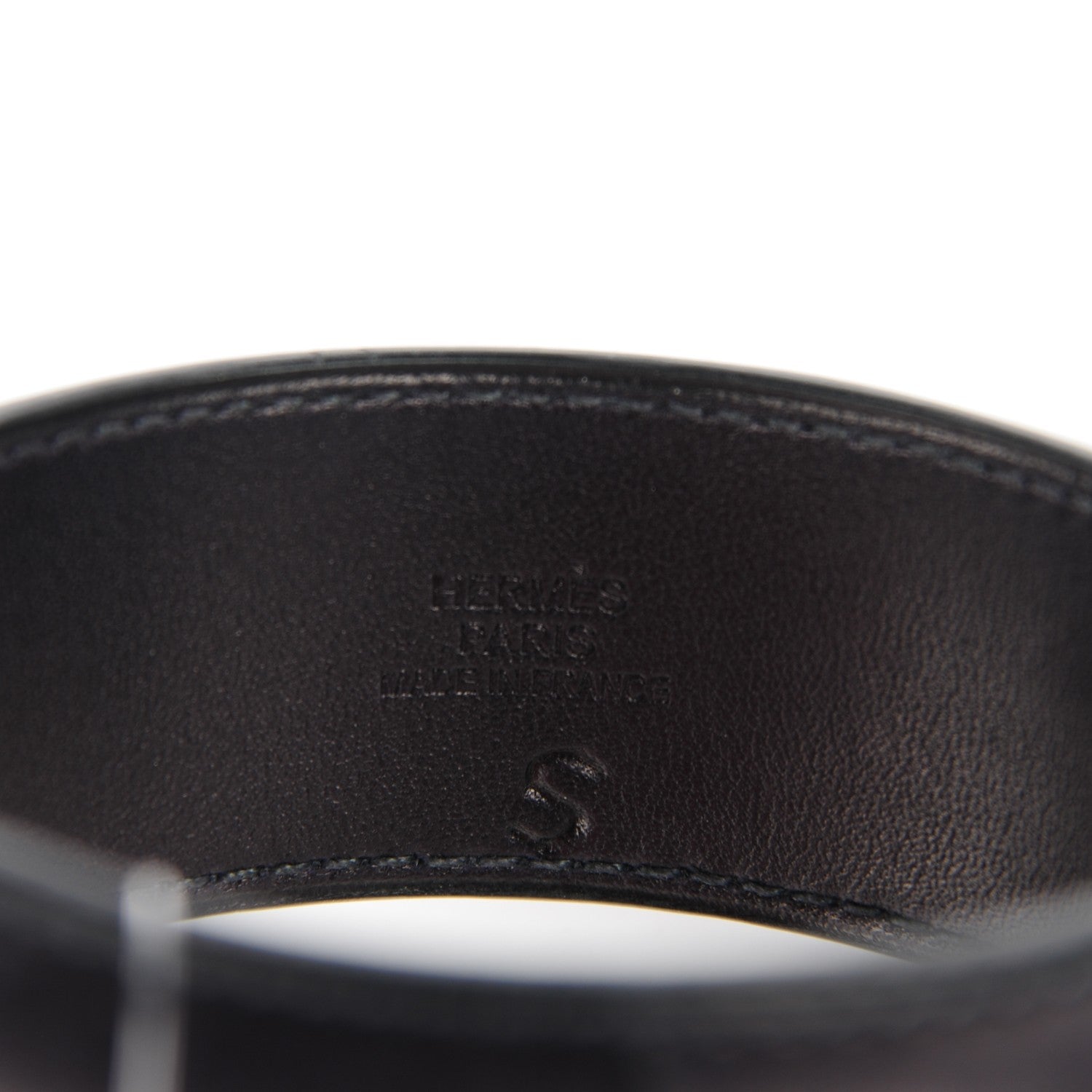 Hermes Veau Evercalf Medium Astral XL Bracelet Bleu Indigo 5 of 5