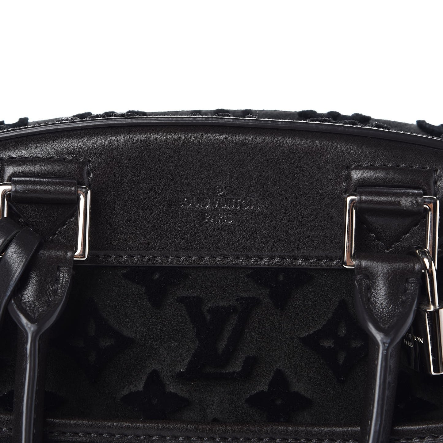 Monogram Suede Tuffetage Deauville Cube Gris