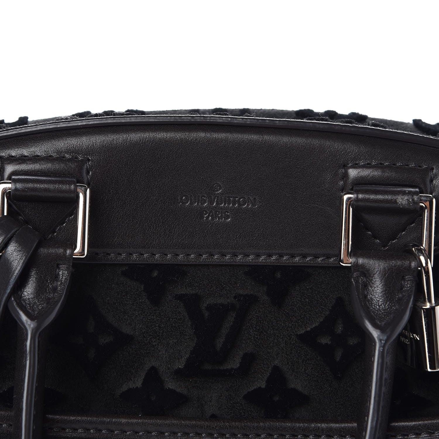 Louis Vuitton Monogram Suede Tuffetage Deauville Cube Gris 8 of 13