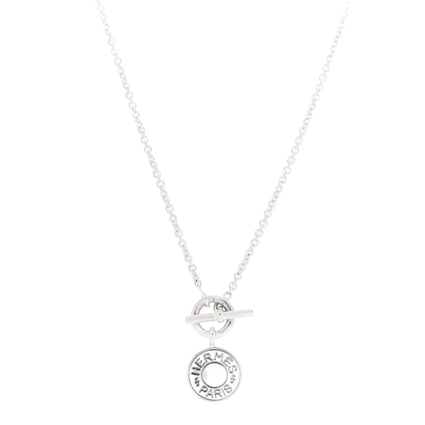 Sterling Silver Amulettes H Confettis Pendant Necklace