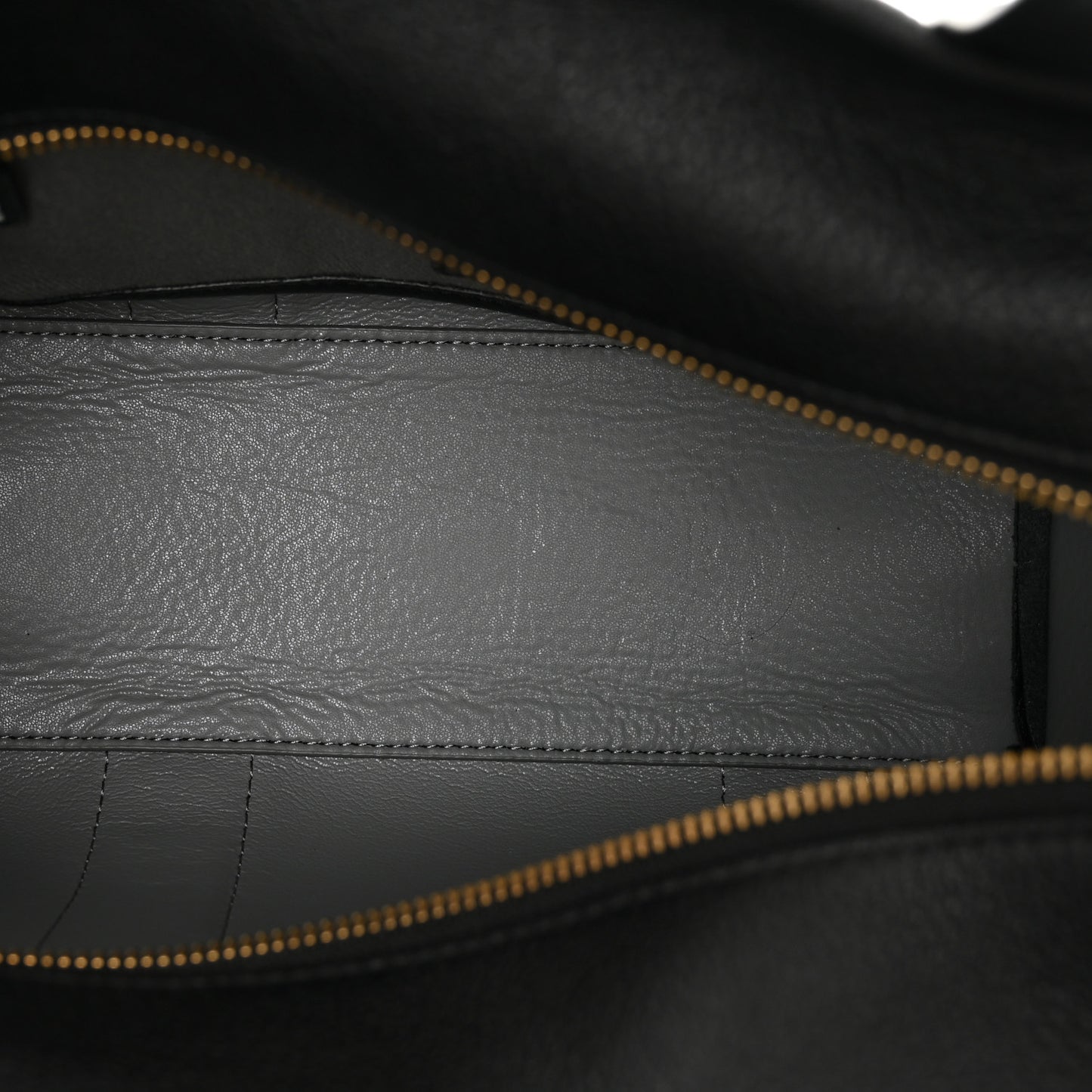 Grained Calfskin Small The Tote Bag Black