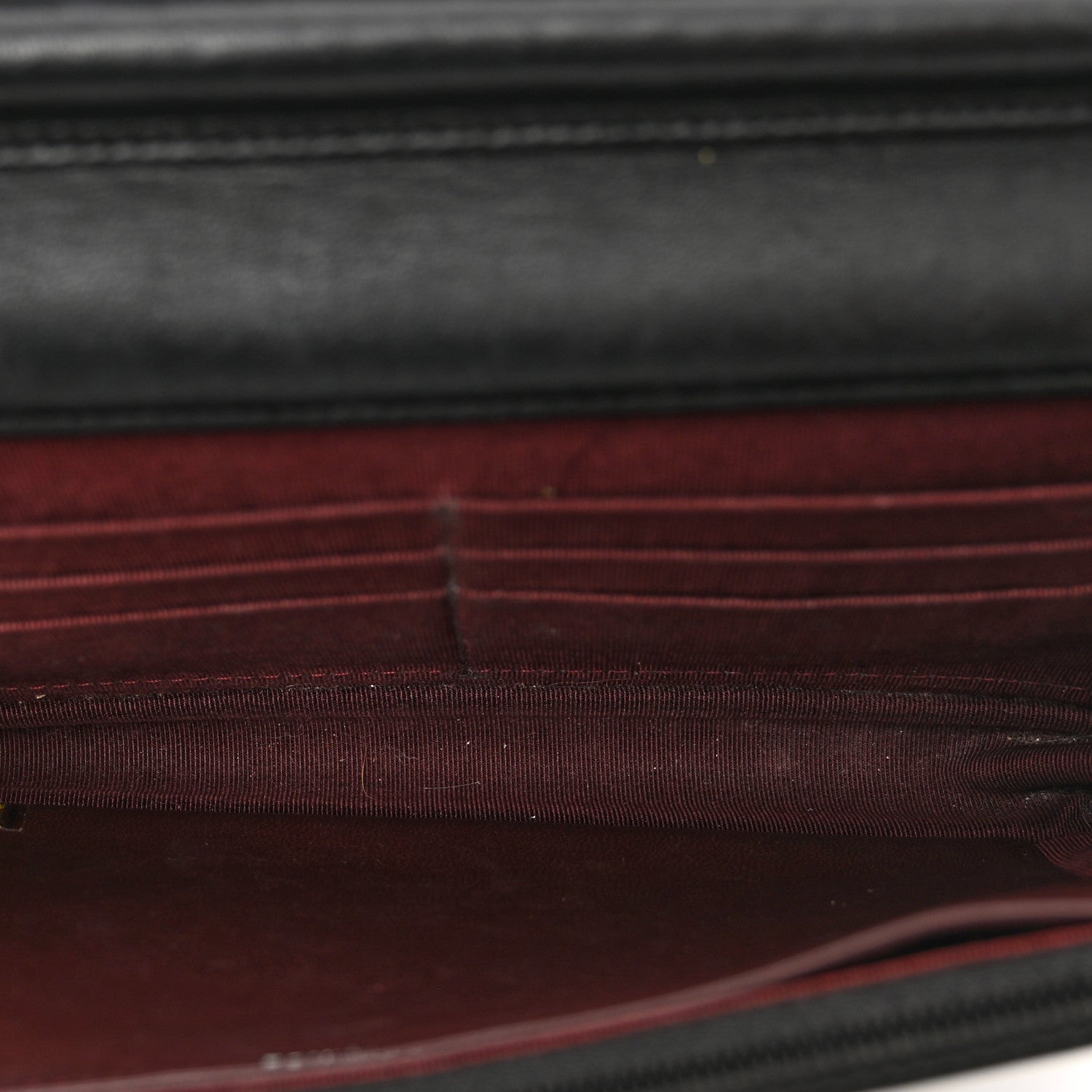 Chanel Lambskin Quilted Wallet On Chain WOC Black 6 of 13