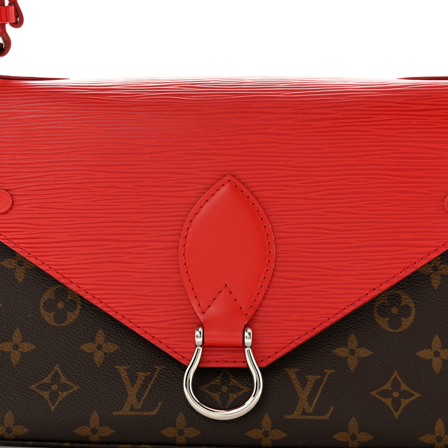 Monogram Epi Saint Michel Coquelicot
