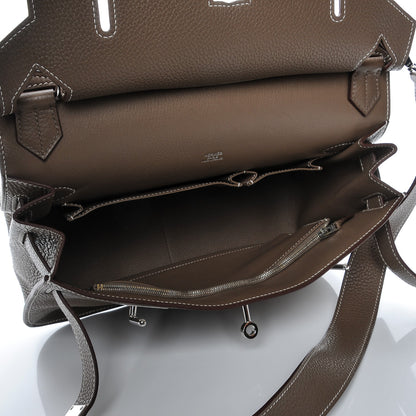 Hermes Taurillon Clemence Jypsiere 31 Etoupe 5 of 9