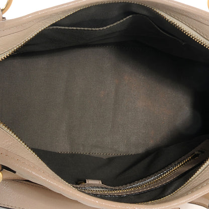 Marc Jacobs Goatskin Lacquered Quilting Class Satchel Ivory 5 of 8