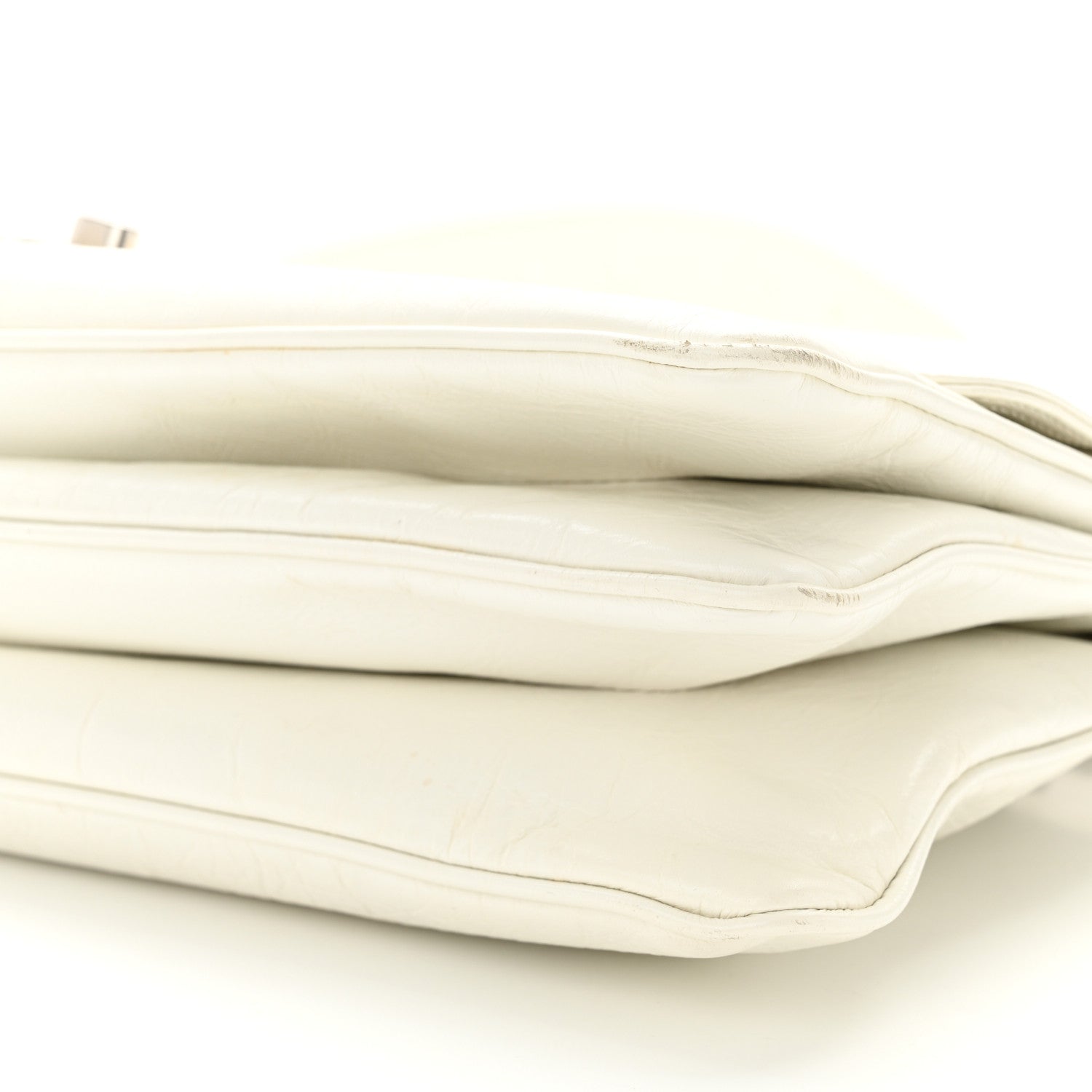 Balenciaga Peach Calfskin Large BB Soft Bag White 9 of 11