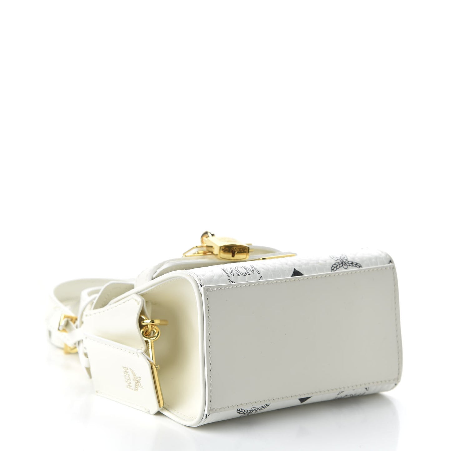 Visetos X-Mini Heritage Top Handle Satchel White