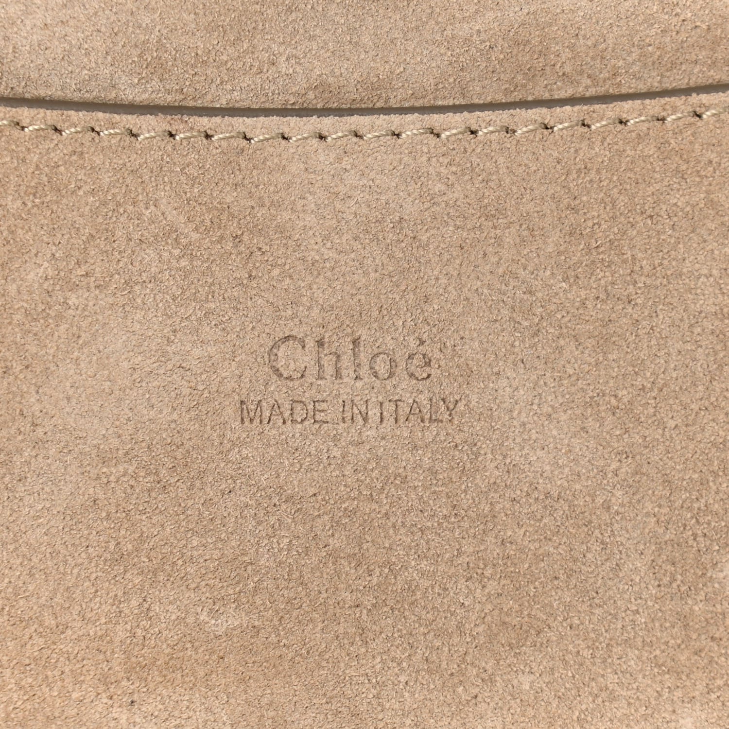 Chloe Calfskin Suede Mini Chain Faye Shoulder Bag Tobacco 6 of 12
