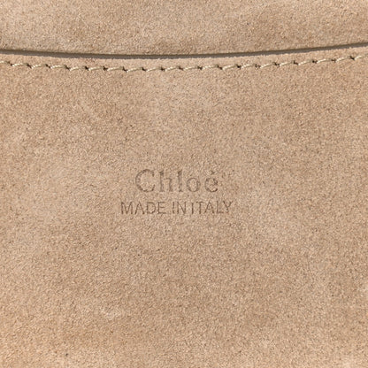 Chloe Calfskin Suede Mini Chain Faye Shoulder Bag Tobacco 6 of 12