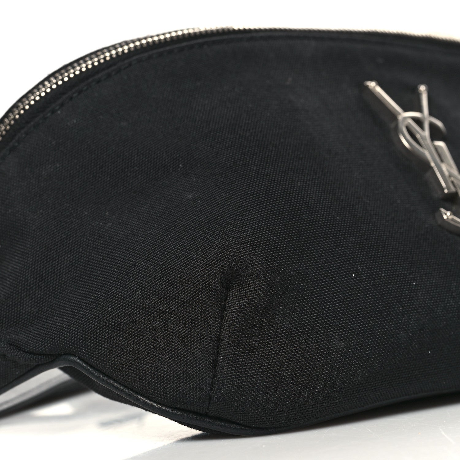 Saint Laurent Canvas Monogram Belt Bag Black 9 of 10