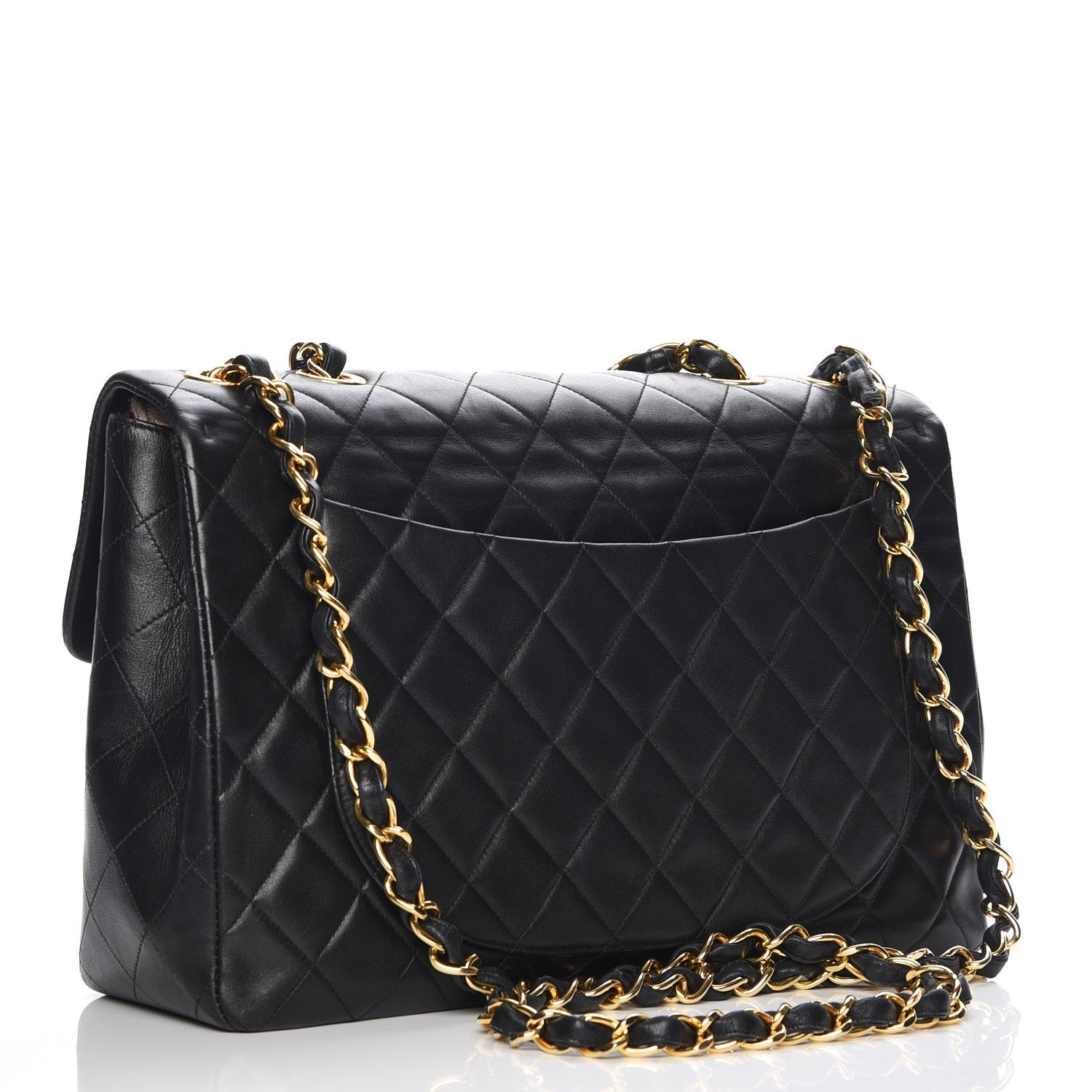Chanel Lambskin XL Jumbo Flap Black 3 of 9