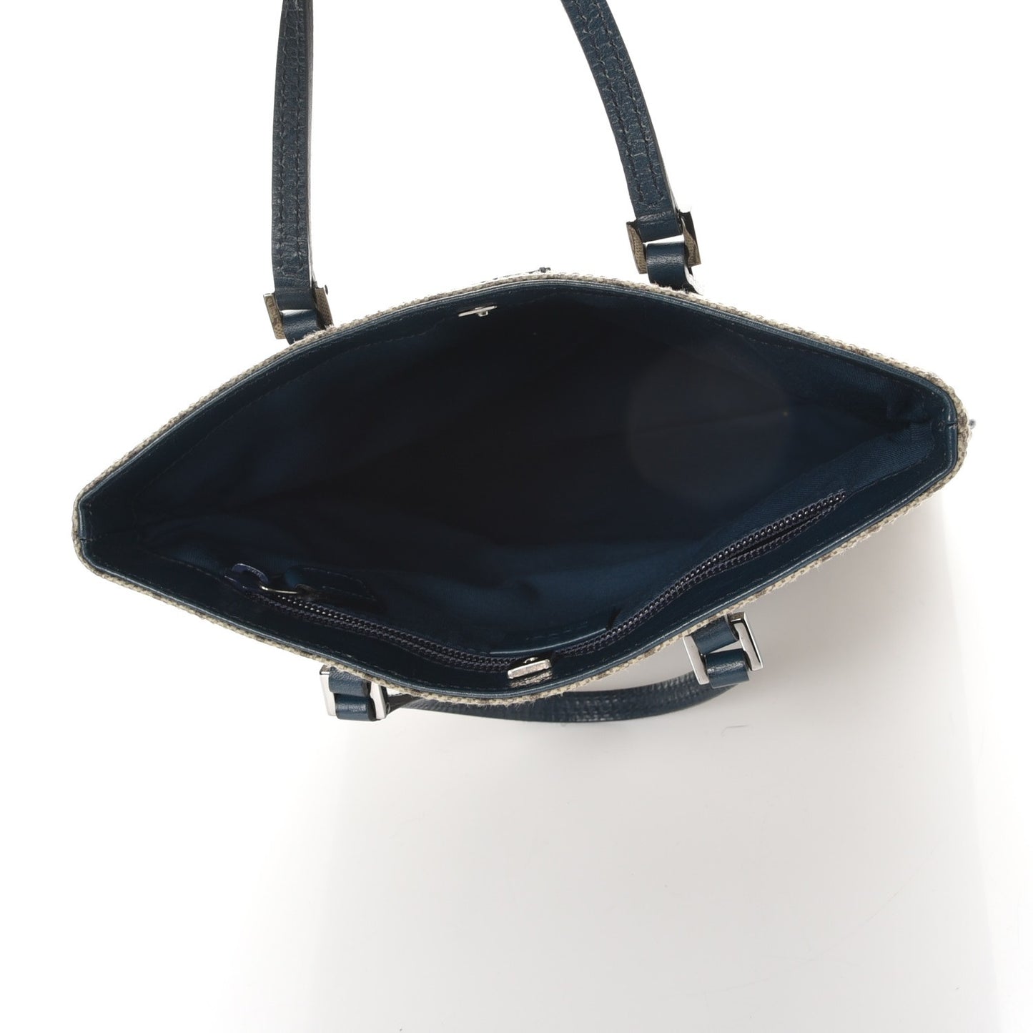 GG Plus Monogram Flat Vertical Tote Blue