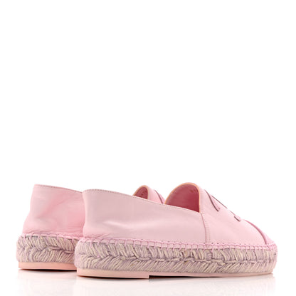 Chanel Lambskin CC Espadrilles 37 Light Pink 4 of 7