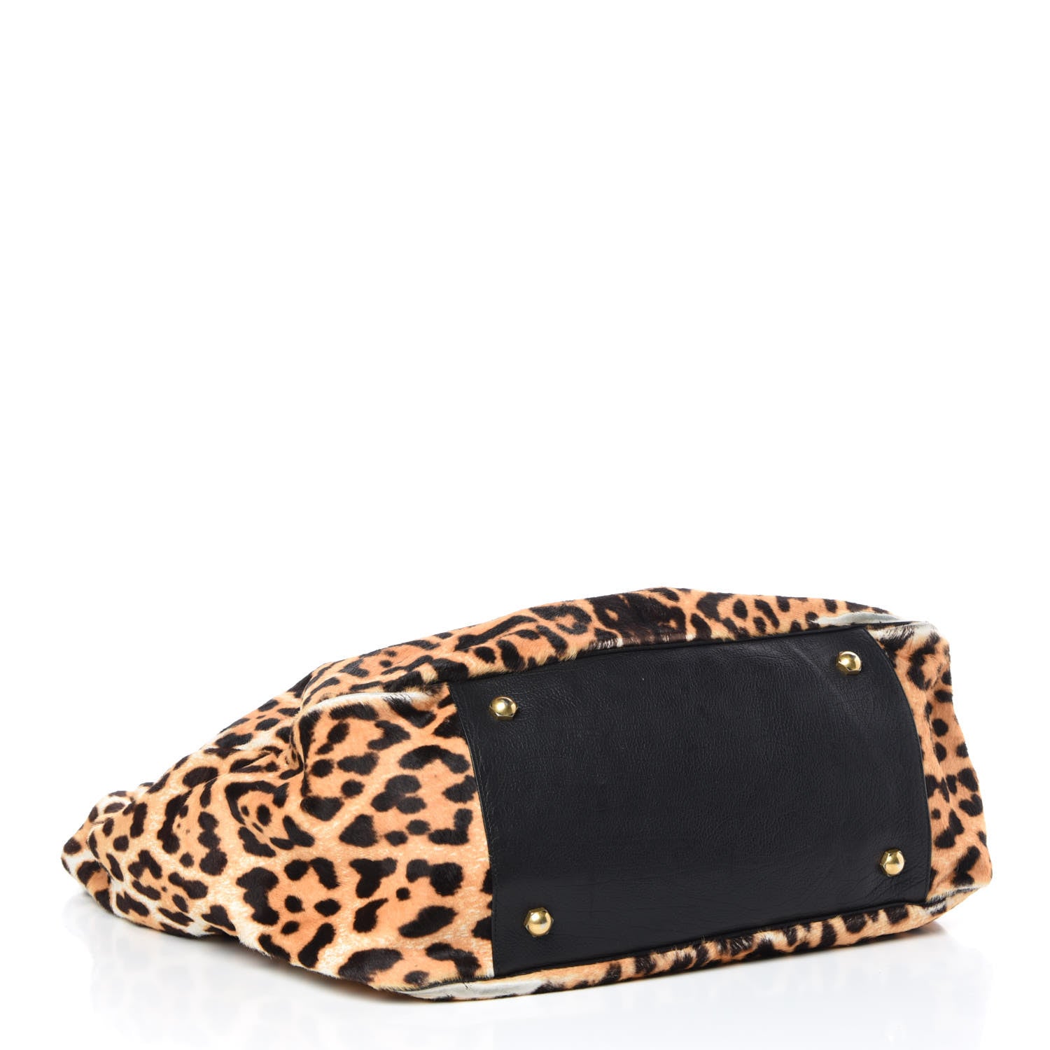 Saint Laurent Calf Hair Leopard Print Large Roady Hobo 6 of 22
