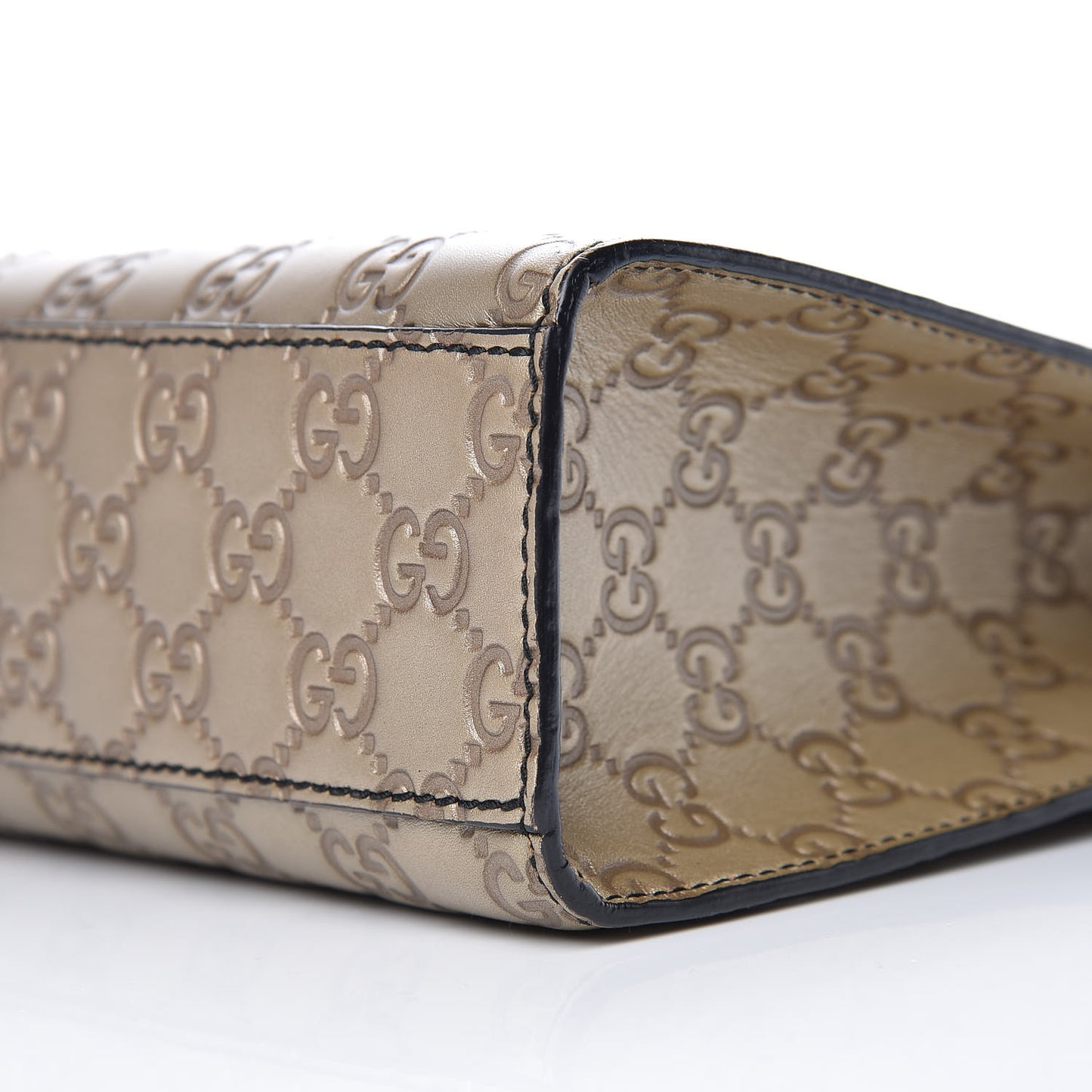 GG Shine Guccissima Medium Emily Chain Shoulder Bag Gold